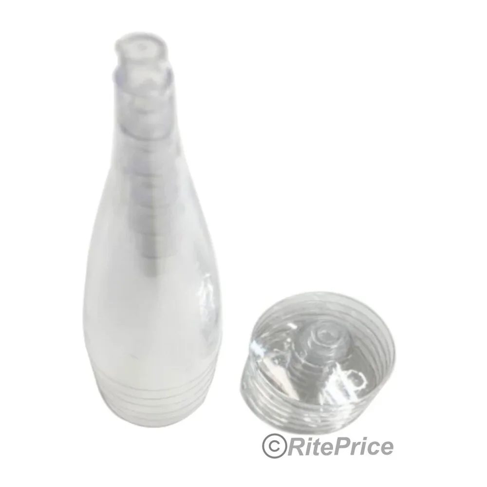 18 Pcs Champagne Flutes Disposable Clear Plastic Wine Glasses Party (3 Pack)-New